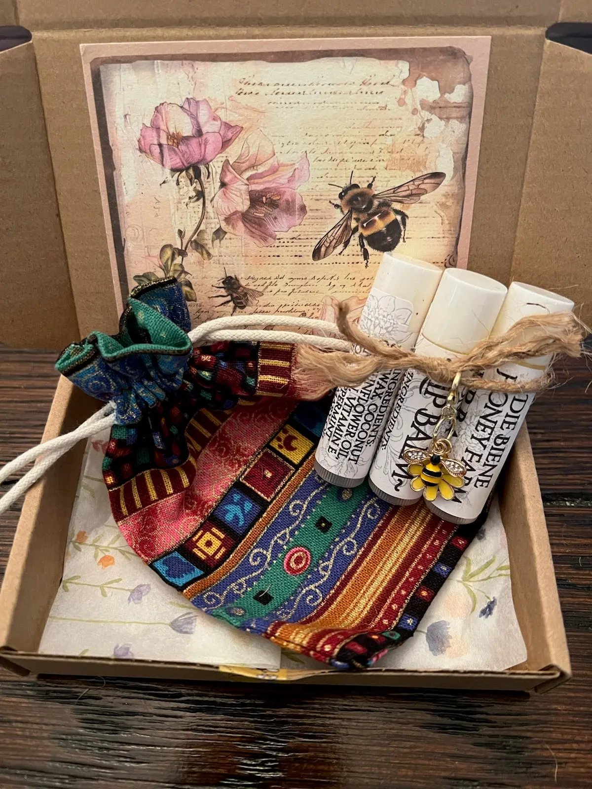 3 pack Lip Balm Die Biene Honey Farm