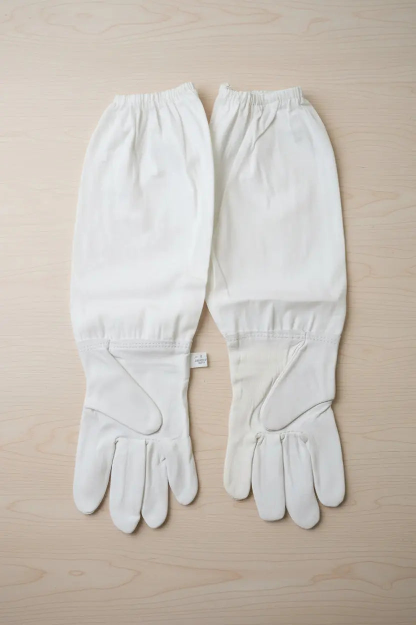 Beekeeper Gloves / Cotton and Goatskin Die Biene Honey Farm