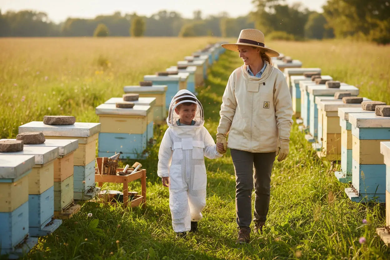 Children Ventilated Bee Suit Die Biene Honey Farm
