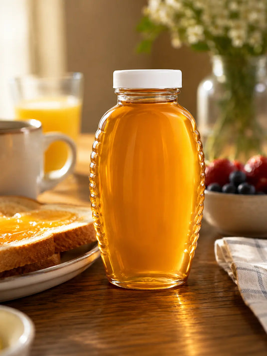Classic Queenline Glass Jars Die Biene Honey Farm