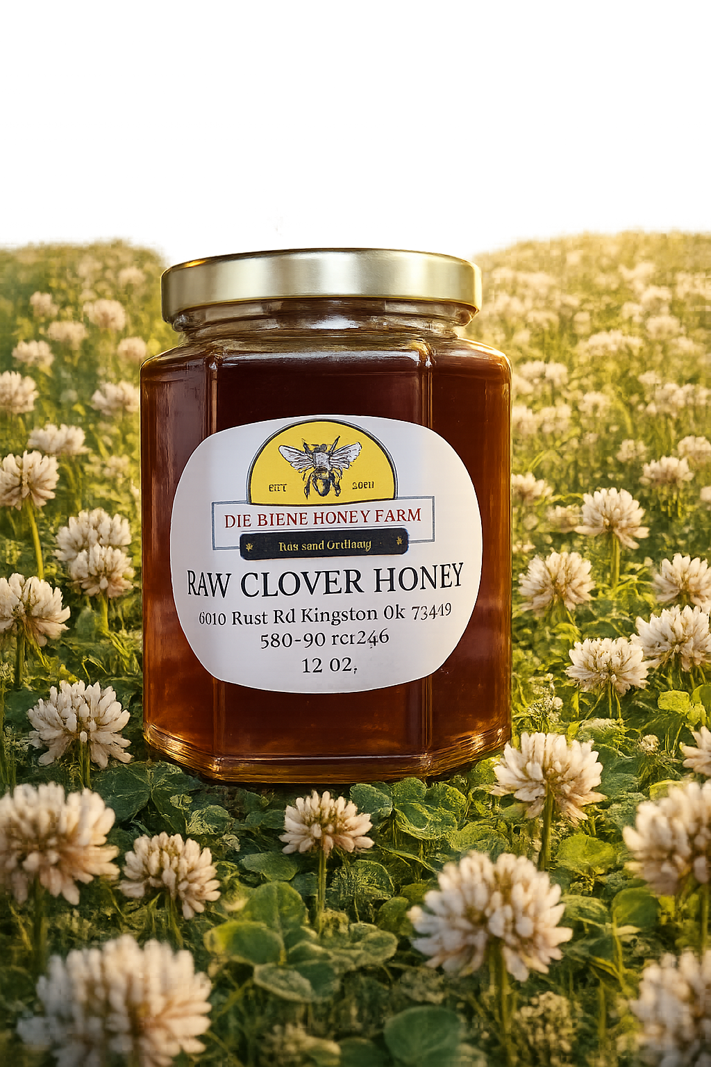 Pure Clover Honey Die Biene Honey Farm