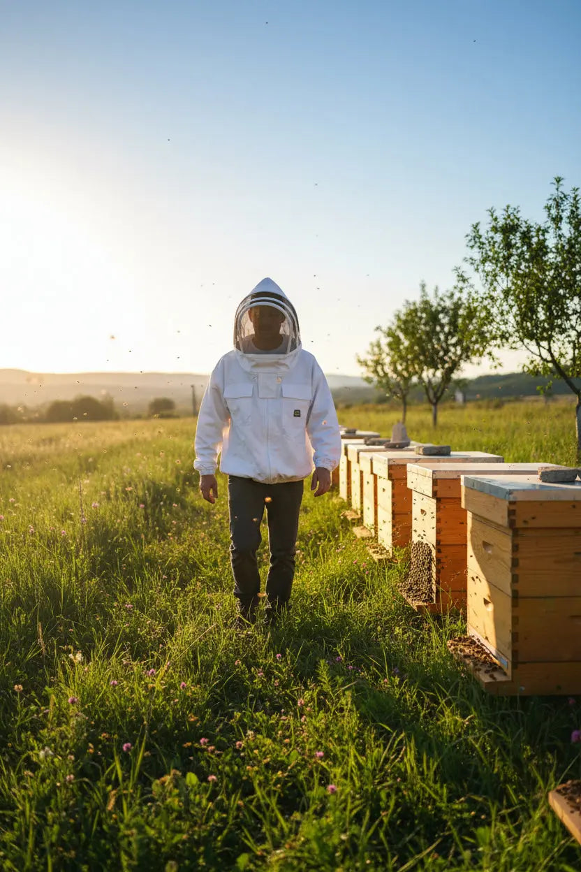 Cotton Beekeeping Jacket Die Biene Honey Farm