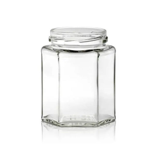 Hexagon Honey Jar Mann Lake