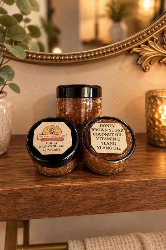Honey Sugar Scrub for Lips Die Biene Honey Farm