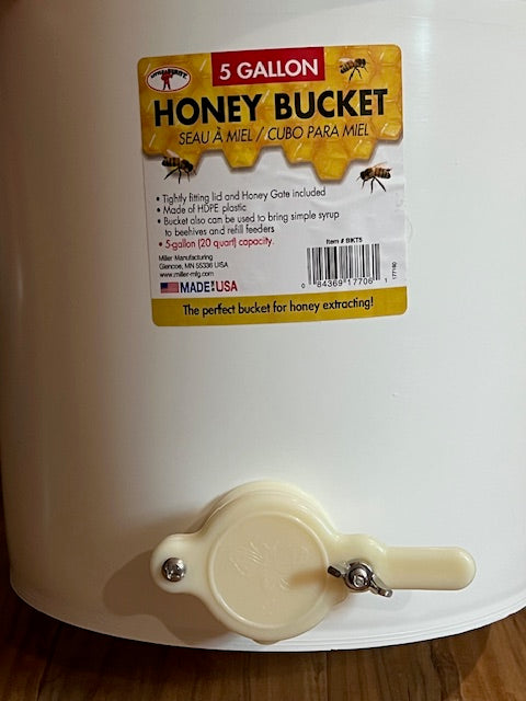 5 Gallon Food Grade Honey Bucket with Honey gate
