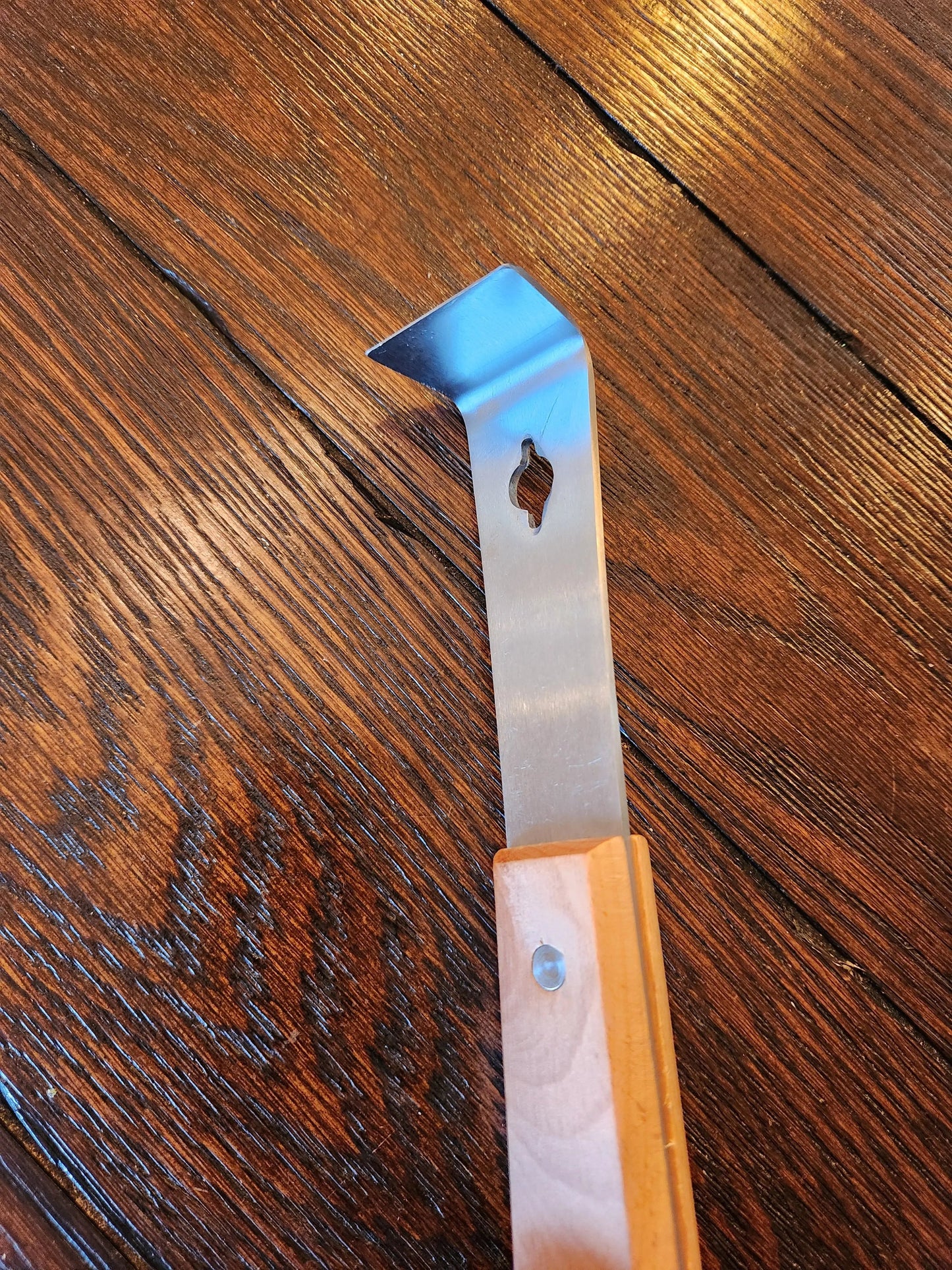 J Hook Hive Tool with wooden handle Die Biene Honey Farm