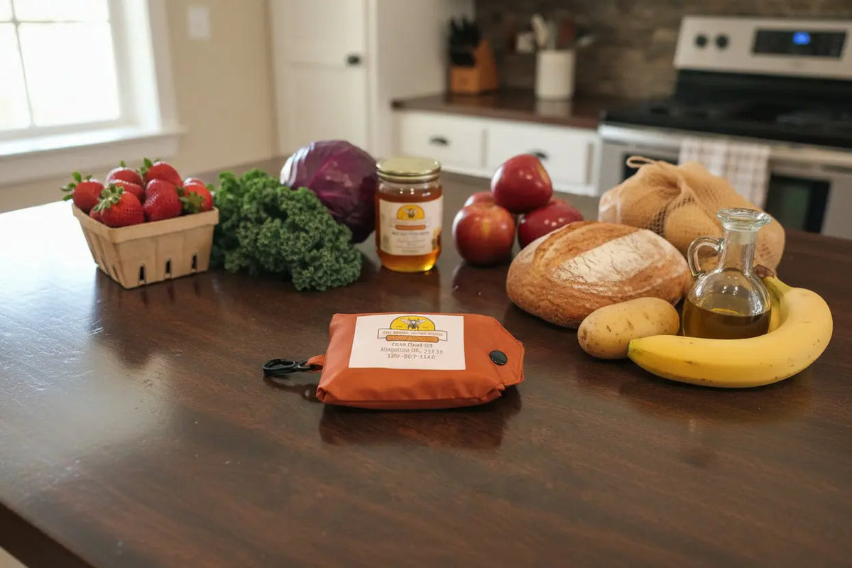 Reusable Grocery Bags Die Biene Honey Farm