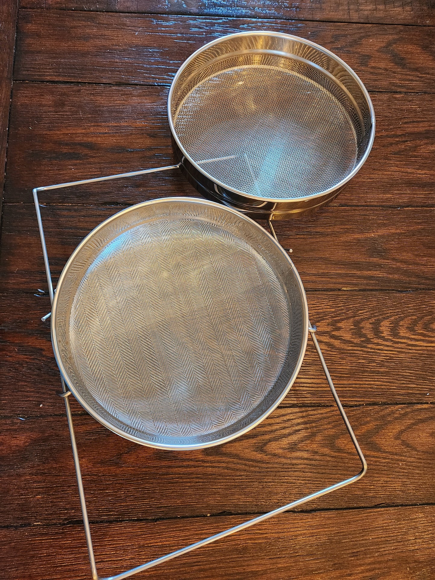 Stainless Steel Double Sieve